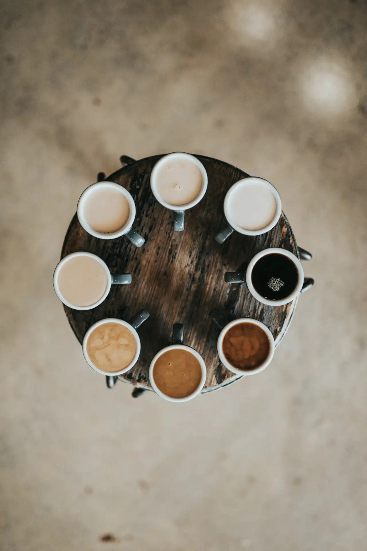 A slow pour-over coffee being brewed by hand